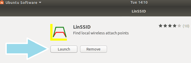 LinSSID Launch confirmation
