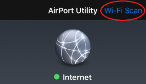 Airport Utility - WiFi Scan