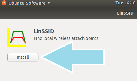 LinSSID Software Install Confirmation