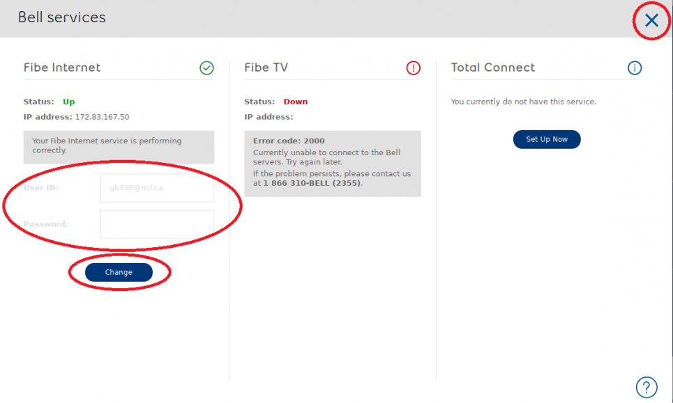 Bell Home Hub 3000 Configuration Support