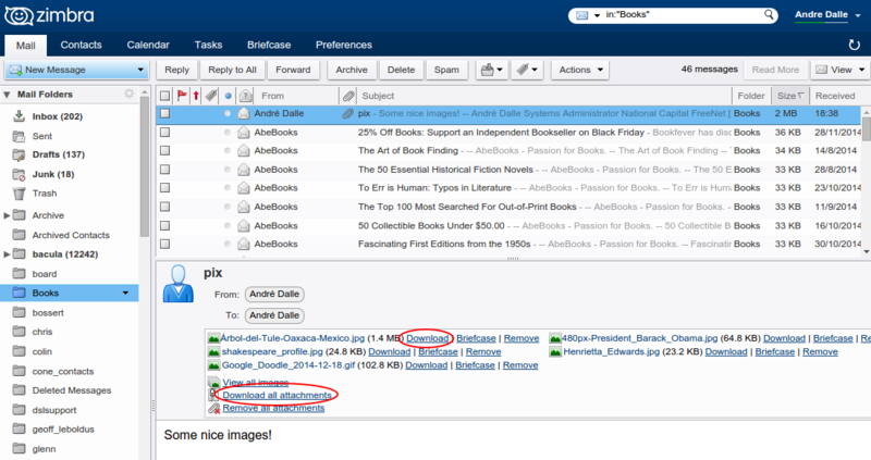 Zimbra Webmail Support